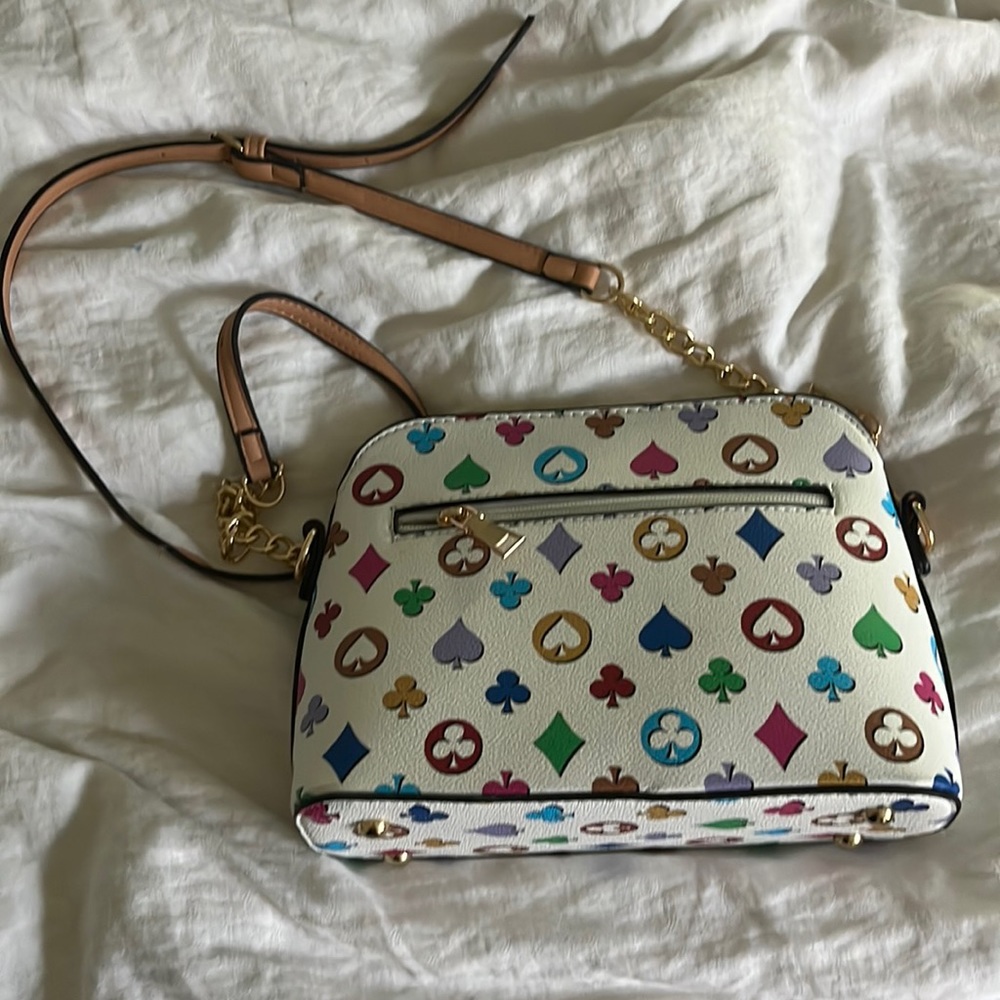 Multicolor Faux Leather Handbag - image 1